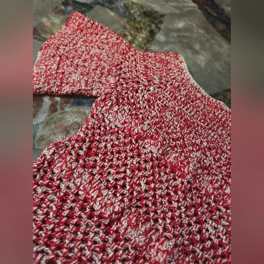 Charming Red and White Kids Casual Dress - Picture 4 of 8